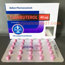 Balkan Pharma Clenbuterol 40mcg 100 Tablet (Yeni Seri)